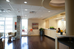 Front desk and lobby