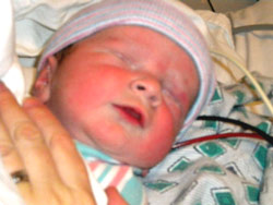 Daniel Miguel is a beautiful, healthy baby boy.