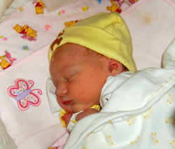Blessed with a tubal reversal baby, Kora born May 26th 2009, 6 pounds, 14 ounces.