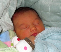 On February 19, 2010, Adelai Elizabeth entered the world weighing 8 lbs. 6 oz. She is truly a miracle for us.