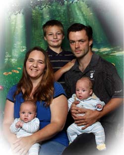 Tubal reversal twins and our happy family.