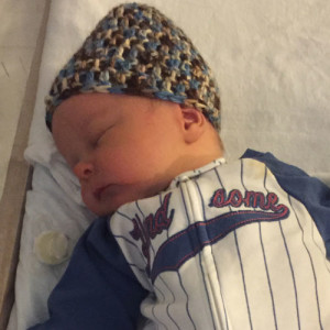 Handsome tubal reversal newborn baby from Granstville VA