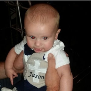 tubal reversal baby dedicated at church on one year anniversary