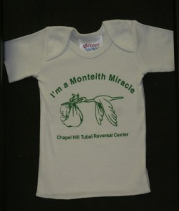 Monteith Miracle Tubal Reversal Baby Shirt