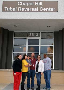 the reversal nurses and I take photos with reversal family